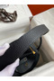 Hermes Lindy 30 Handmade Bag In Black Clemence Leather  Replica