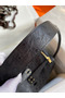Hermes Lindy 30 Handmade Bag In Black Ostrich Leather  Replica