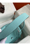 Hermes Lindy 30 Handmade Bag In Blue Atoll Clemence Leather  Replica