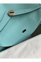 Hermes Lindy 30 Handmade Bag In Blue Atoll Clemence Leather  Replica