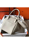 Hermes Lindy 30cm Bag In Beton Clemence Leather GHW  Replica