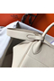 Hermes Lindy 30cm Bag In Beton Clemence Leather GHW  Replica
