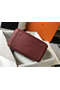 Hermes Lindy 30cm Bag In Bordeaux Clemence Leather GHW  Replica