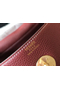 Hermes Lindy 30cm Bag In Bordeaux Clemence Leather GHW  Replica