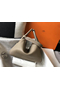 Hermes Lindy 30cm Bag In Gris Tourterelle Clemence Leather GHW  Replica
