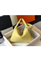 Hermes Lindy 30cm Bag In Jaune Poussin Clemence Leather GHW  Replica