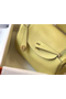 Hermes Lindy 30cm Bag In Jaune Poussin Clemence Leather GHW  Replica