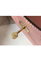 Hermes Lindy 30cm Bag In Pink Clemence Leather GHW  Replica