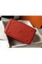 Hermes Lindy 30cm Bag In Red Clemence Leather GHW  Replica