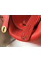 Hermes Lindy 30cm Bag In Red Clemence Leather GHW  Replica