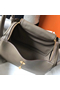 Hermes Lindy 30cm Bag In Taupe Clemence Leather GHW  Replica