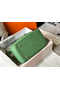 Hermes Lindy 30cm Bag In Vert Criquet Clemence Leather GHW  Replica