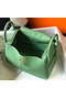 Hermes Lindy 30cm Bag In Vert Criquet Clemence Leather GHW  Replica