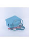 Hermes Lindy 30CM Grainy Leather Shoulder Bag H6207 Light Blue  Replica