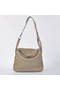 Hermes Lindy 30CM Havanne Handbags 1057 Grey Leather Silver Hardware Handbags  Replica