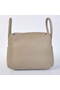 Hermes Lindy 30CM Havanne Handbags 1057 Grey Leather Silver Hardware Handbags  Replica