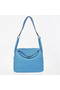 Hermes Lindy 30CM Havanne Handbags 1057 Light Blue Leather Silver Hardware Handbags  Replica