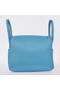 Hermes Lindy 30CM Havanne Handbags 1057 Light Blue Leather Silver Hardware Handbags  Replica