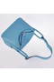 Hermes Lindy 30CM Havanne Handbags 1057 Light Blue Leather Silver Hardware Handbags  Replica
