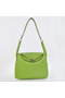 Hermes Lindy 30CM Havanne Handbags 1057 Light Green Leather Silver Hardware Handbags  Replica