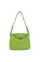 Hermes Lindy 30CM Havanne Handbags 1057 Light Green Leather Silver Hardware Handbags  Replica