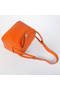 Hermes Lindy 30CM Havanne Handbags 1057 Orange Leather Silver Hardware  Replica
