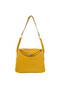 Hermes Lindy 30CM Havanne Handbags 1057 Yellow Leather Silver Hardware  Replica