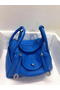 Hermes Lindy 30CM Original Leather Shoulder Bag HLD30 Blue  Replica