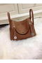 Hermes Lindy 30CM Original Leather Shoulder Bag HLD30 Brown  Replica