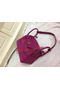 Hermes Lindy 30CM Original Leather Shoulder Bag HLD30 Purple  Replica