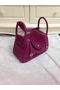 Hermes Lindy 30CM Original Leather Shoulder Bag HLD30 Purple  Replica