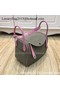Hermes Lindy 30CM Original Leather Shoulder Bag LD30 Grey&Pink  Replica