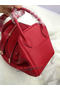 Hermes Lindy 30CM Red Leather Shoulder Bag HLD30 Gold  Replica
