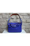 Hermes Lindy 34CM Shoulder Bag in Blue Grainy Leather  Replica