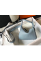 Hermes Lindy Mini Bag In Blue Lin Clemence Leather GHW  Replica
