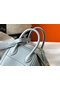 Hermes Lindy Mini Bag In Blue Lin Clemence Leather GHW  Replica