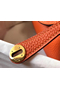 Hermes Lindy Mini Bag In Orange Clemence Leather GHW  Replica