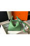 Hermes Lindy Mini Bag In Vert Criquet Clemence Leather GHW  Replica