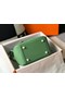 Hermes Lindy Mini Bag In Vert Criquet Clemence Leather GHW  Replica