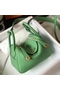 Hermes Lindy Mini Bag In Vert Criquet Clemence Leather GHW  Replica
