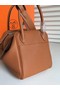 Hermes Lindy Original Togo Leather Bag 5086 Brown  Replica