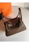 Hermes Lindy Original Togo Leather Bag 5086 Dark Grey  Replica