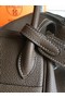 Hermes Lindy Original Togo Leather Bag 5086 Dark Grey  Replica
