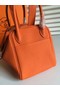 Hermes Lindy Original Togo Leather Bag 5086 Orange  Replica