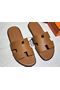 Hermes man leather Slipper HO813HMJ Replica