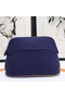 Hermes Medium Bolide Travel Case In Blue Electric Cotton  Replica