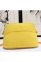 Hermes Medium Bolide Travel Case In Yellow Cotton  Replica