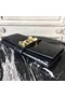 Hermes Medor Clutch Bag In Black Crocodile Leather  Replica