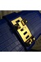 Hermes Medor Clutch Bag In Blue Crocodile Leather  Replica