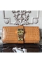 Hermes Medor Clutch Bag In Camarel Crocodile Leather  Replica